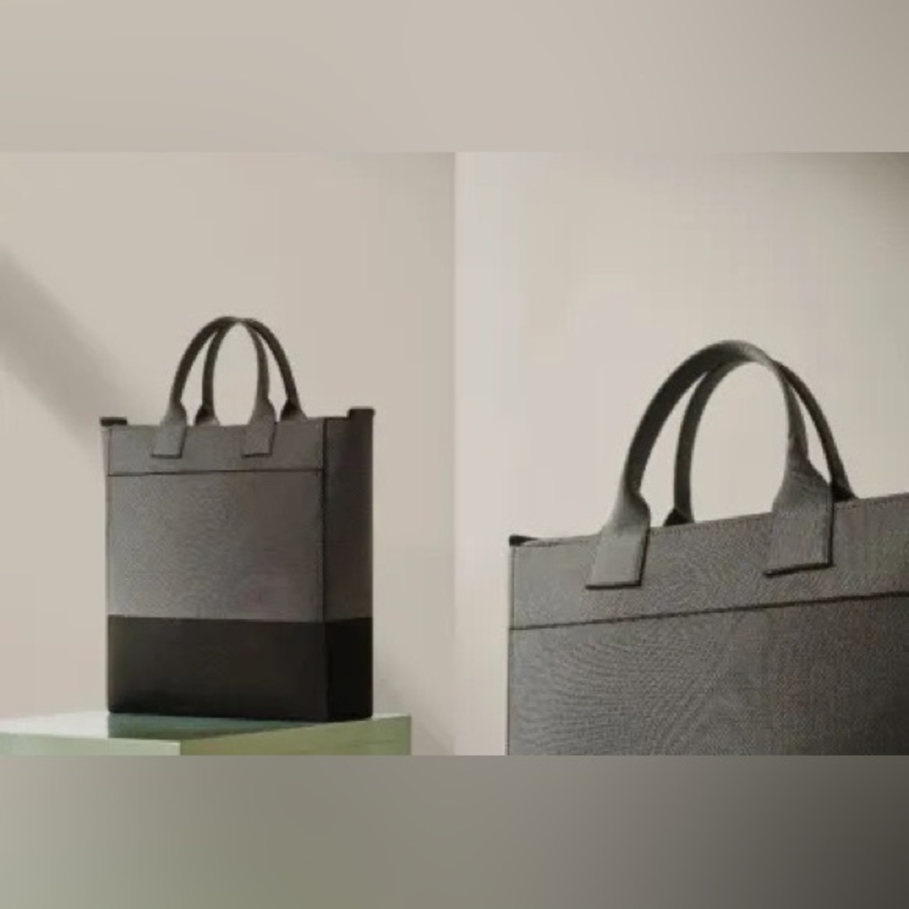 Rothy's The Carryall Work/Laptop/Travel Tote Bag in Forest Black - Picture 8 of 14